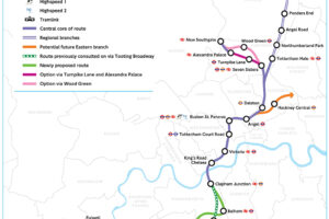 Crossrail 2 route options Oct 15_CREDIT TfL