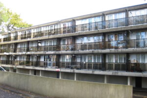 The 1960s Central Hill housing estate in Crystal Palace